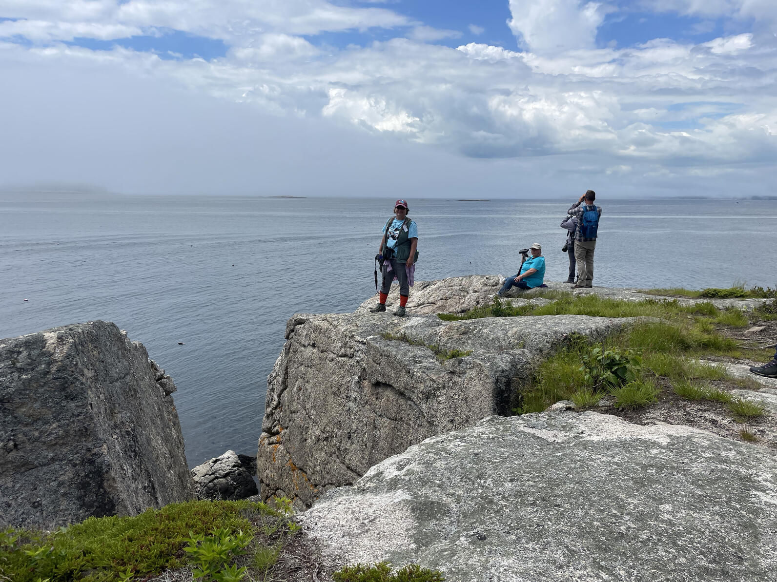 Campers on Harbor Island