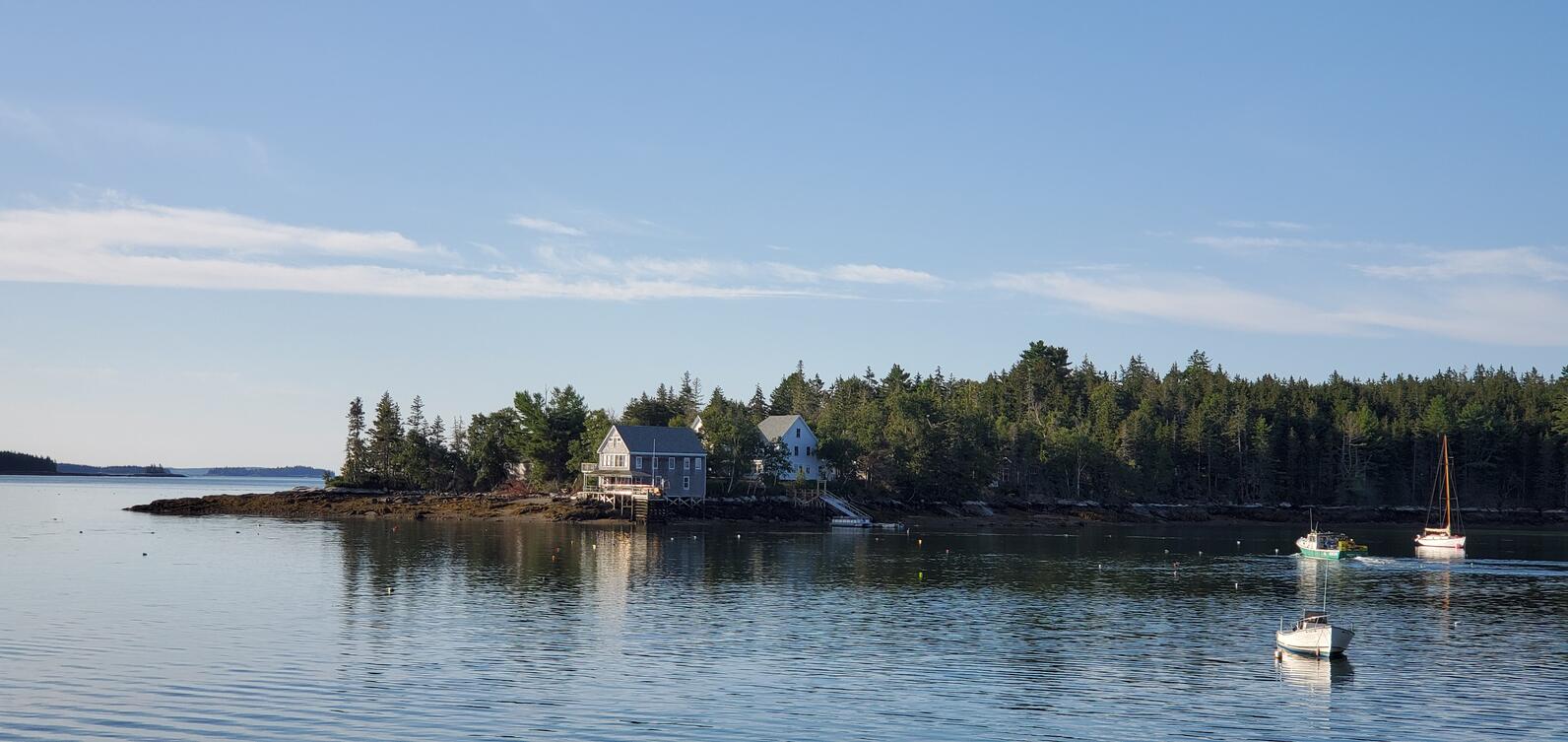 Hog Island from Mainland