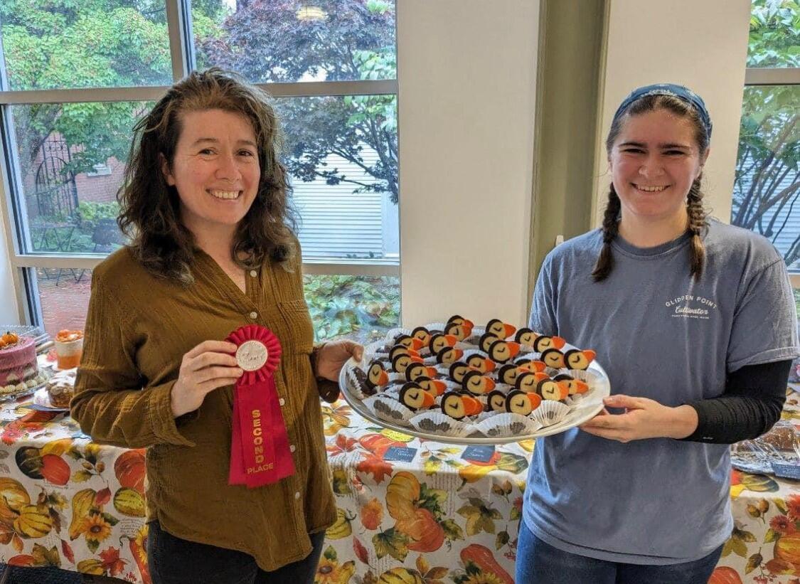 Hog Island kitchen staff with "Cream Puff-kins"