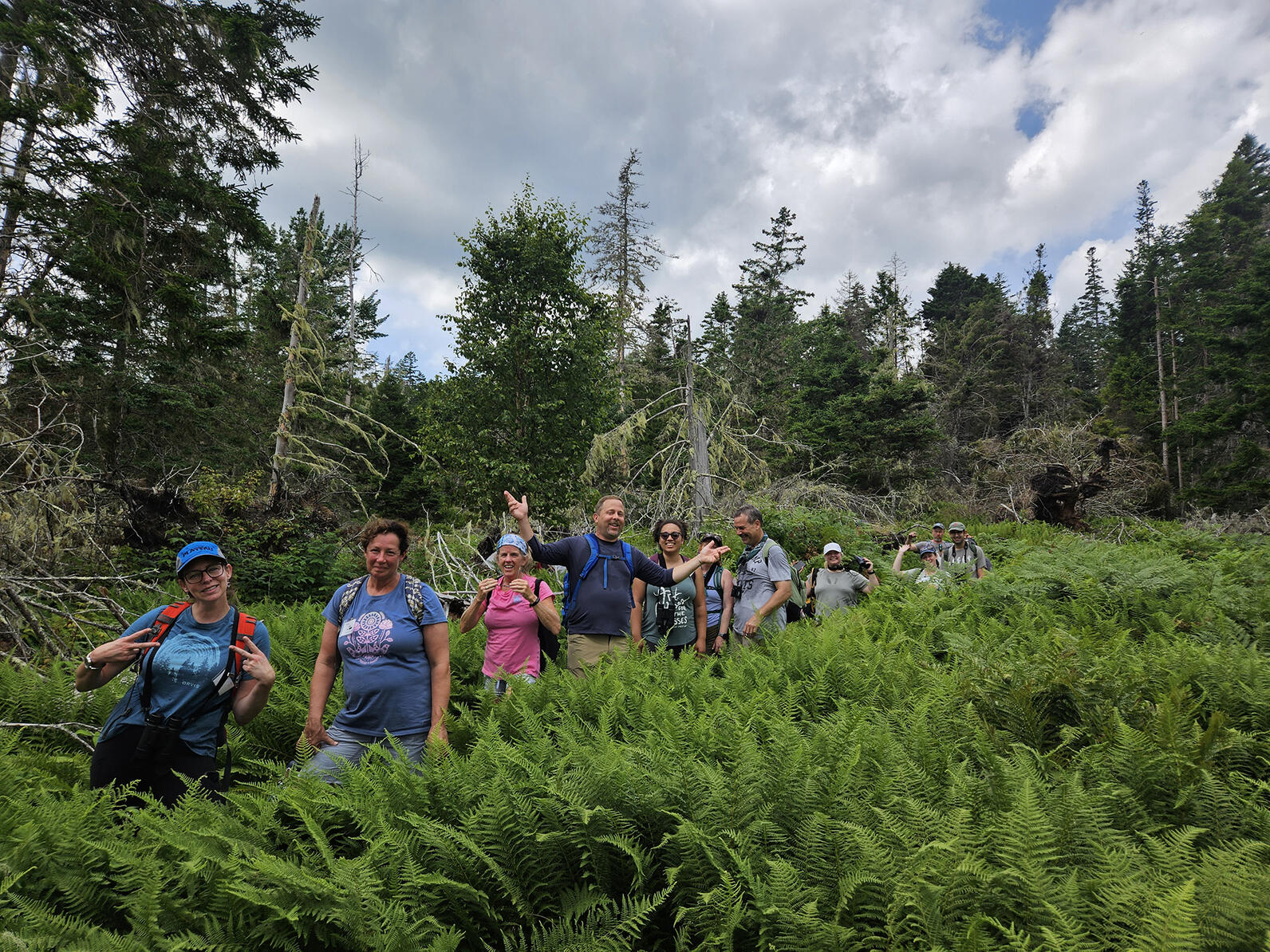 No Educator's Week is complete without a hike around the Hog Island perimeter. No Educator's Week is complete without a hike around the Hog Island perimeter.