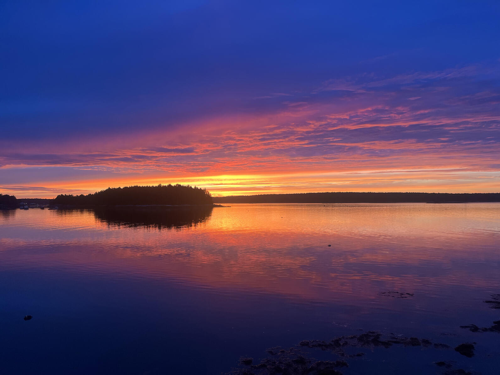 A magical sunrise on Hog Island. A magical sunrise on Hog Island.