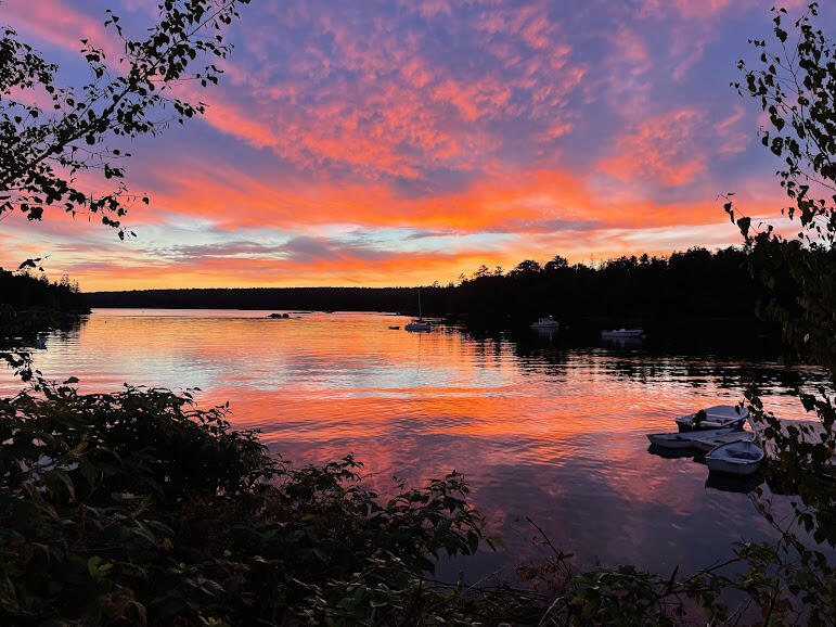 Hog Island Spectacular Sunset