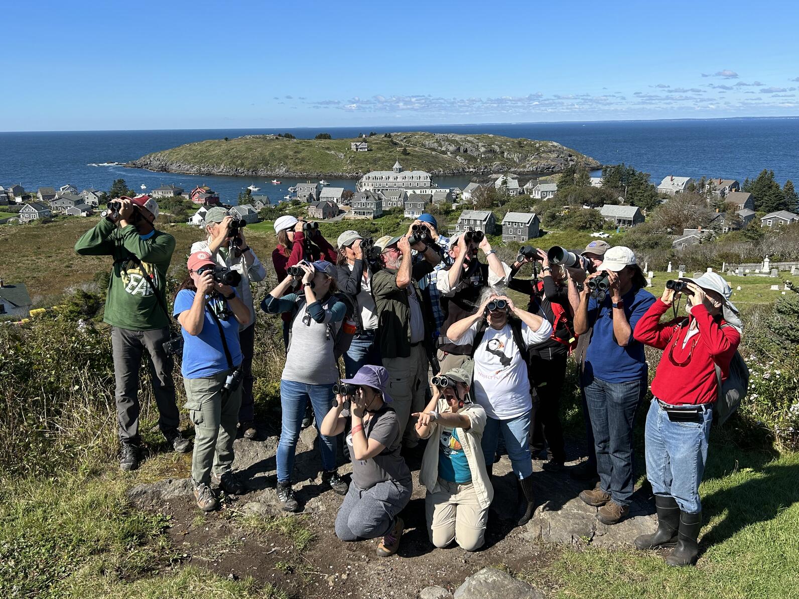 Monhegan Island, it's a migration hotspot!